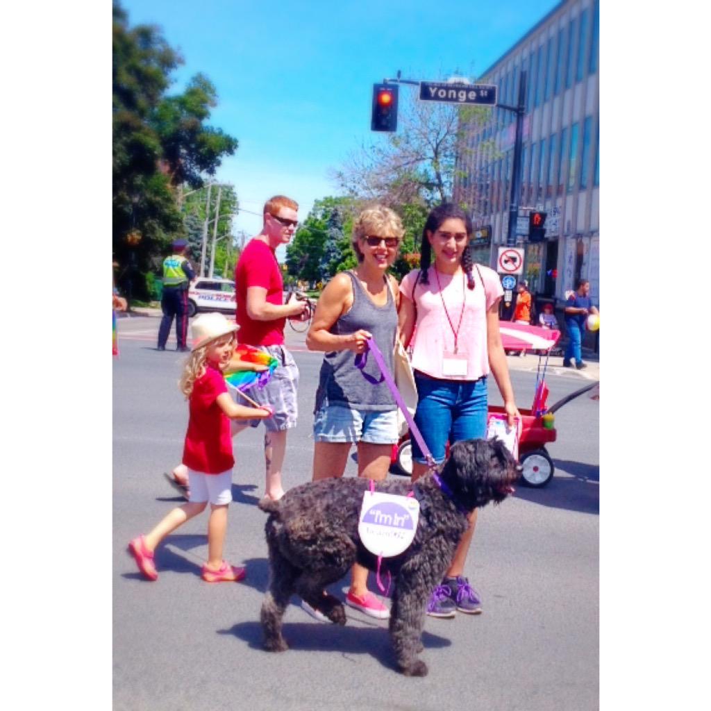 projectbeamon's tweet photo. Representing Project Beam On at the York Region Pride Parade! #ImIn #ProjectBeamOn #makingAdifferenceNow #pride http://t.co/HPFyDM7TAt