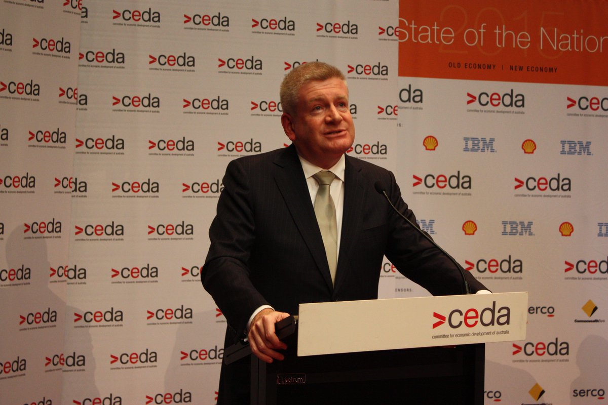 FifieldMitch's tweet photo. Yesterday I spoke to @ceda_news #SON2015 on the Senate and economic reform http://t.co/CdnSONX2eK http://t.co/tsUkD361XT