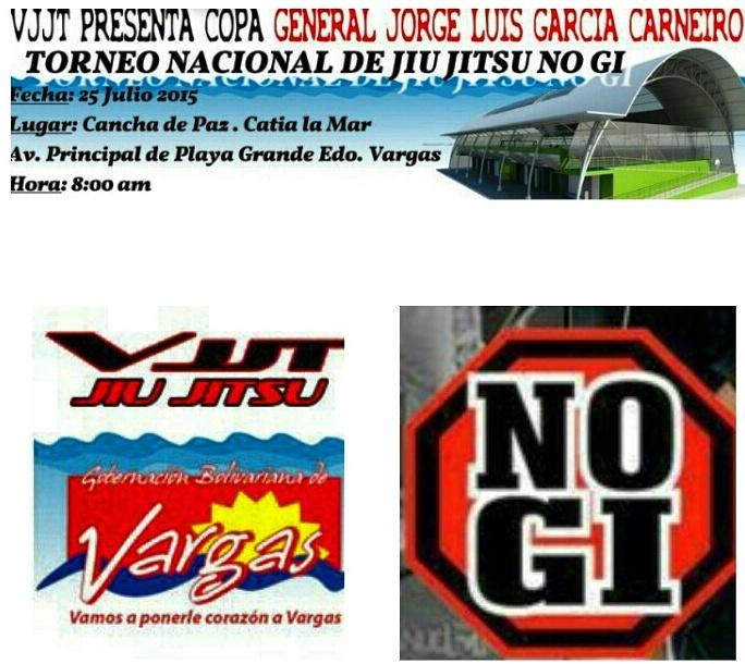 alejomarchan's tweet photo. El .@vjjteam los invita al Torneo Nacional de #JiujitsuBrasilero en el estado Vargas a celebrarse el 25 de Julio 2015 http://t.co/HObyk6LJdD