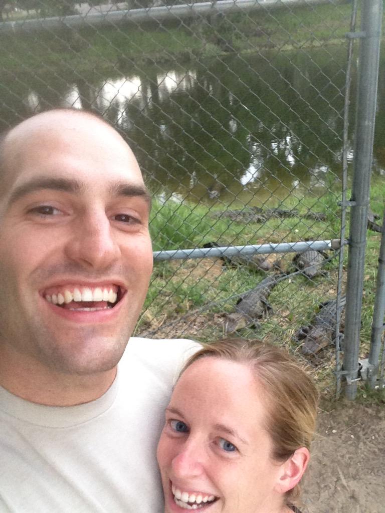 phrams's tweet image. Celebrating 3 years w/ @Jessrams2 and the joint base charleston gator family