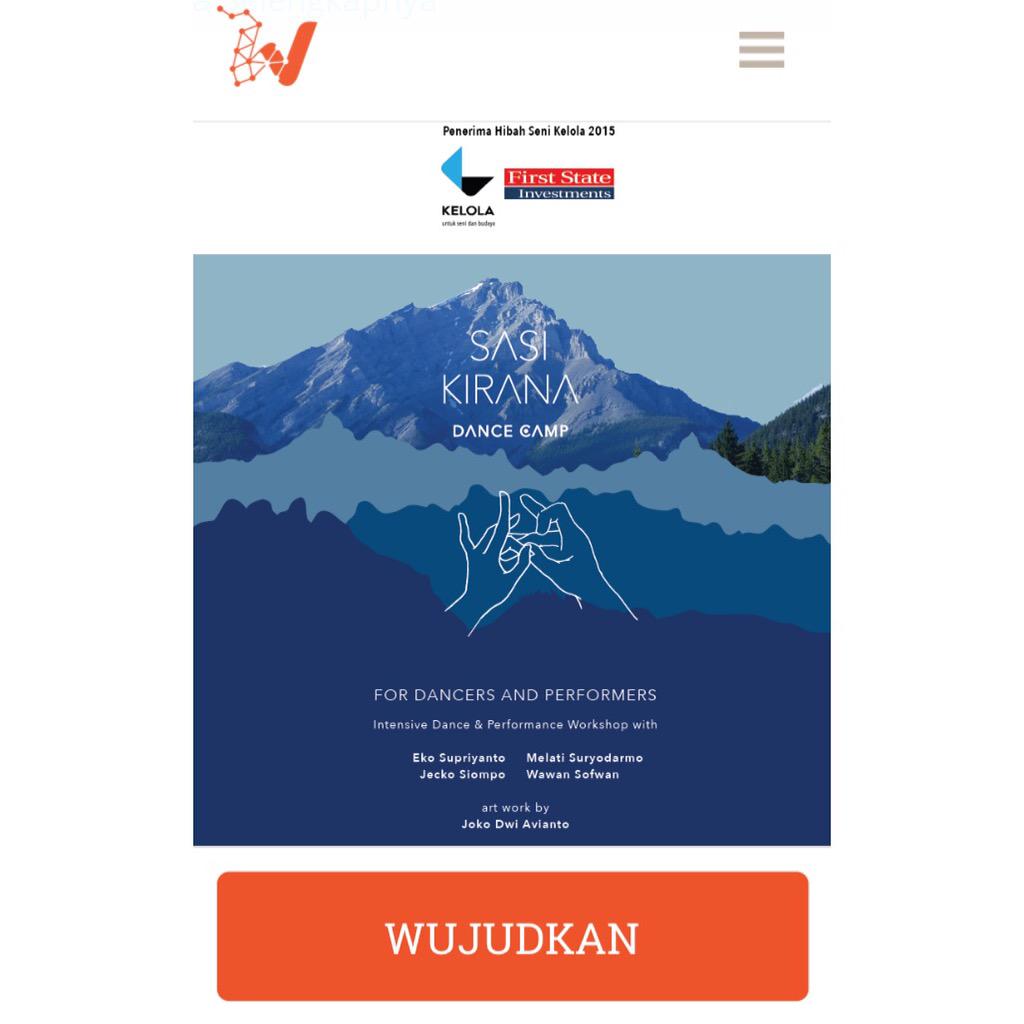 Ayo mampir ke <a href="/WujudkanID/">Wujudkan</a> &amp; sama2 wujudkan harapan utk scene senitari yg lbh baik di #bandung! bit.ly/wujudkansdc