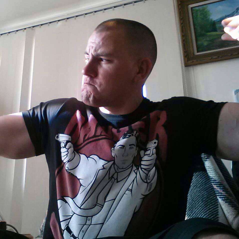 //Rare writer pic. I'm intimidating, I swear.//
