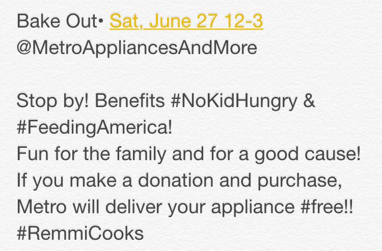 CookTimeRemmi's tweet image. #CookTimeWithRemmi #RemmiCooks @MetroAppliances @nokidhungry @FeedingAmerica
