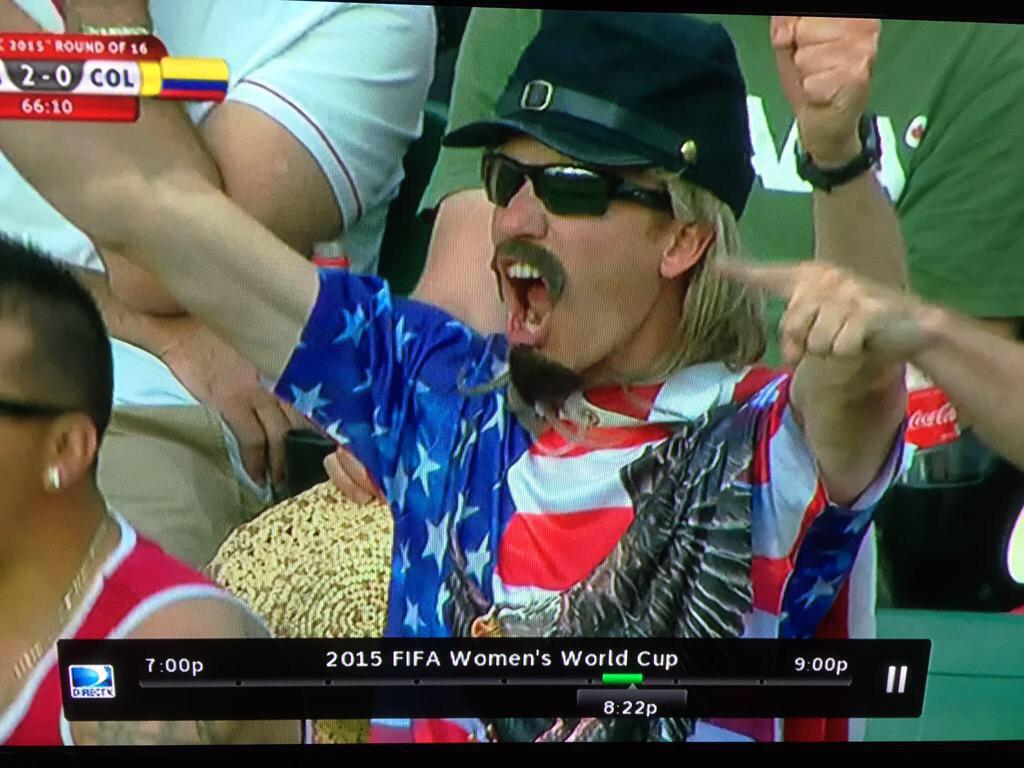 CloydRivers's tweet photo. Forget keepin' it 100. At the World Cup, we keep it 1776. Merica. http://t.co/mLvnxkGFZo