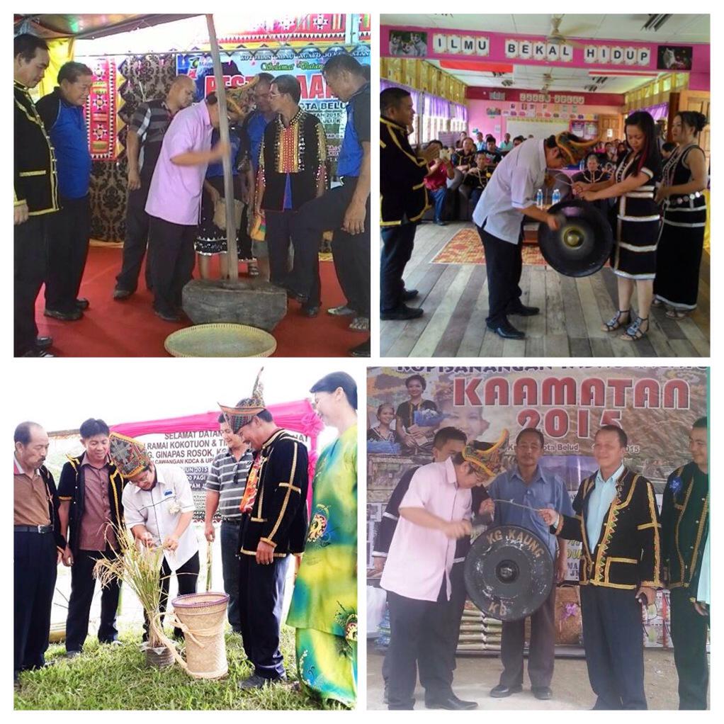 P1-Keunikn perasmian Kaamatan yg dirasmikn @EwonBenedick D Kg. Tambulion Ulu,Kg Narinang, Kg Ginapas Rosok & Kg Kaung