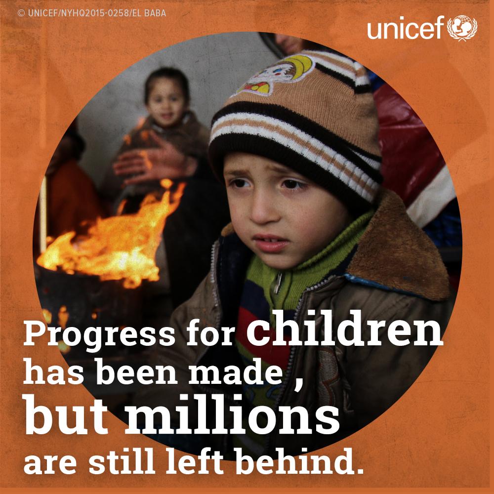 UNICEF's tweet photo. Future progress must start with a focus on ALL children: http://t.co/3uwlrdnhHW #EVERYchild http://t.co/IN9TIVpZ1B