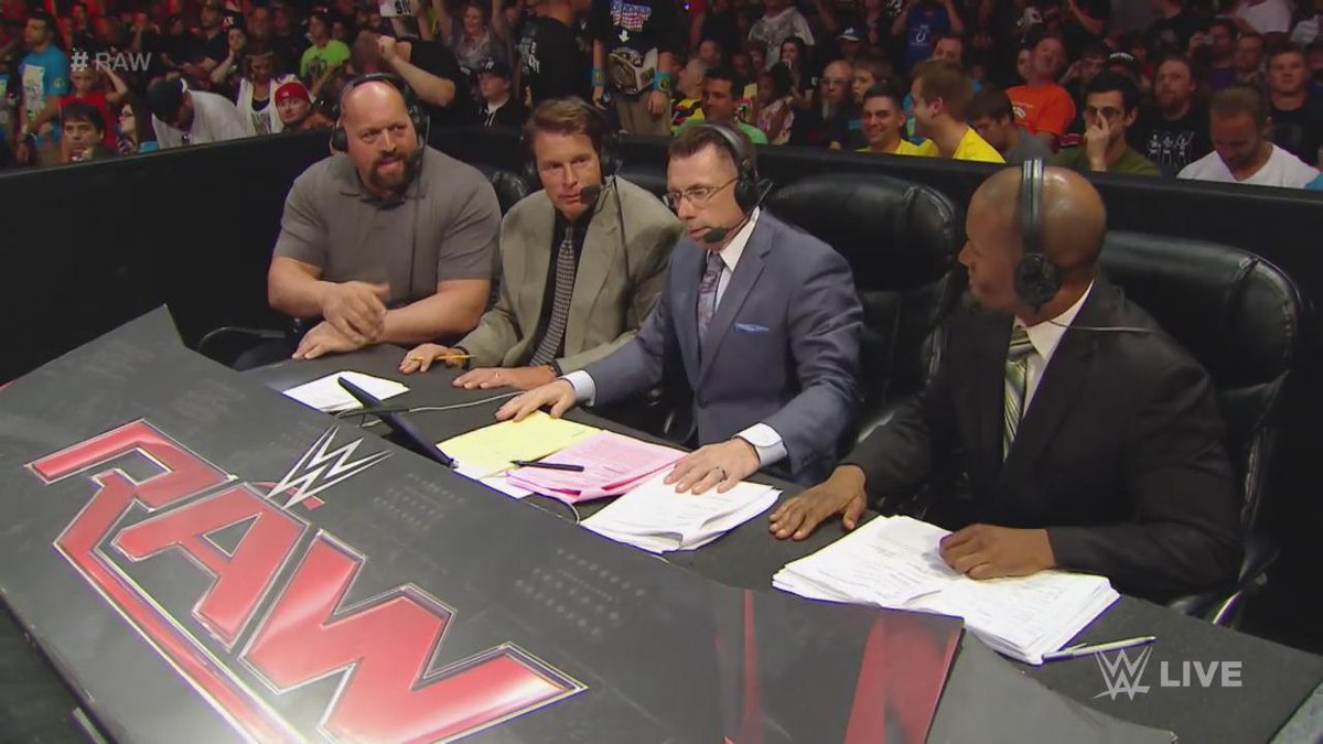 Wwe On Twitter Wwethebigshow Is At The Commentary Desk For An Up 
