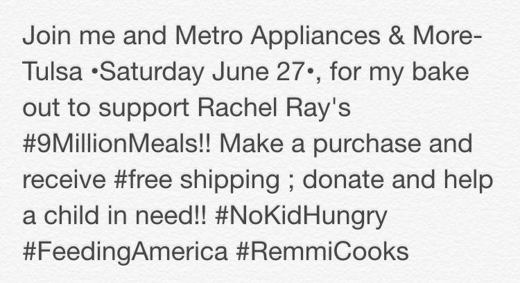 CookTimeRemmi's tweet image. #RemmiCooks #CookTimeWithRemmi #9MillionMeals @nokidhungry @FeedingAmerica @MetroAppliances