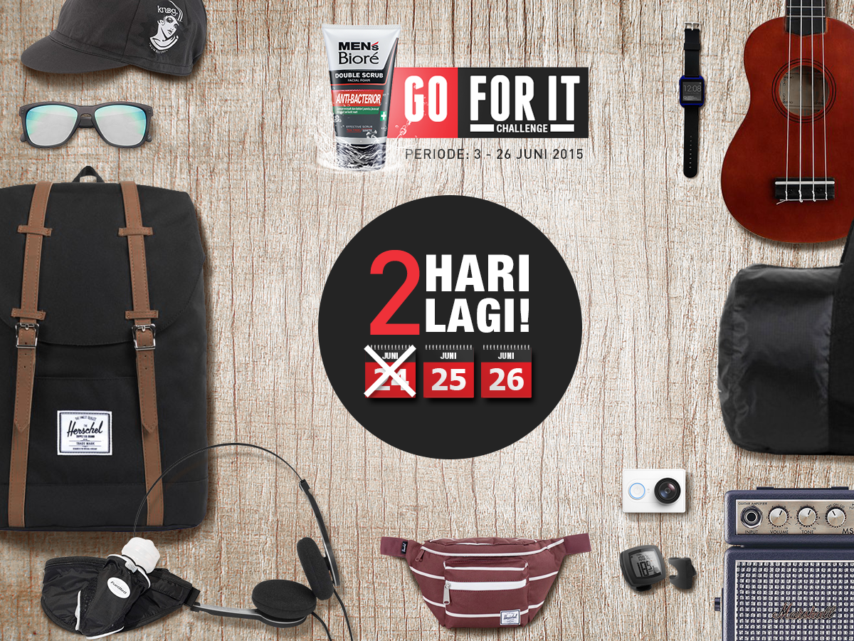 IDmensbiore's tweet photo. 2 hari lagi kesempatan lo menangin tantangan #BioreGoForIt. Ayo ikutan sekarang! http://t.co/qXhptJRhoP http://t.co/1cj615OIhu