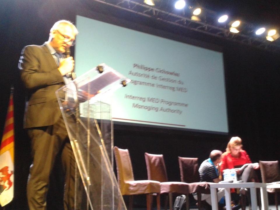 InterregEuroMED's tweet image. Phillipe Cichowlaz talks about new challenges of new Interreg MED Programme @MEDProgramme in 2014-2020