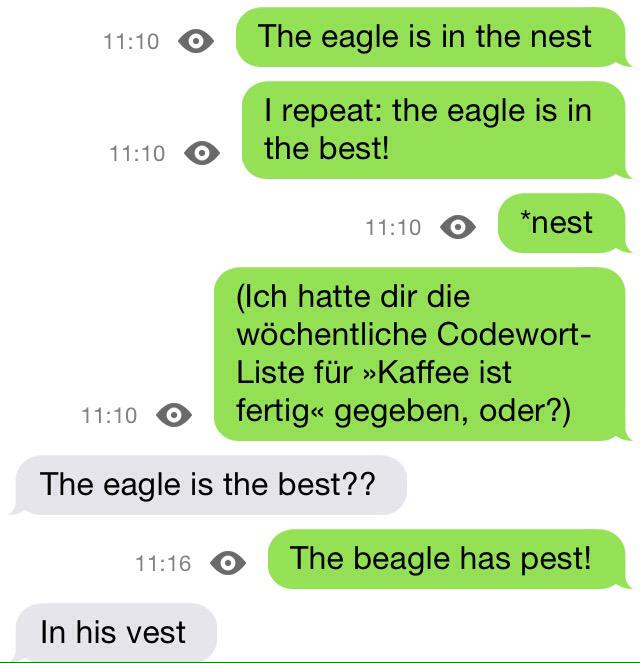 alech's tweet image. Der @drunkgermans und ich haben Spaß bei der Arbeit :) #kaffee #codewords #opsec #officeleaks