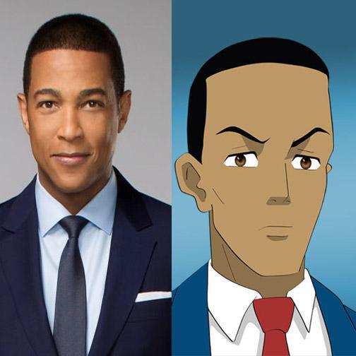 Alan Z on Twitter: "Was gonna say Aaron MacGruder should parody Don Lemon  but he already did. Don Lemon was Tom Dubois in the Boondocks  http://t.co/pJCCGHCL57" / Twitter