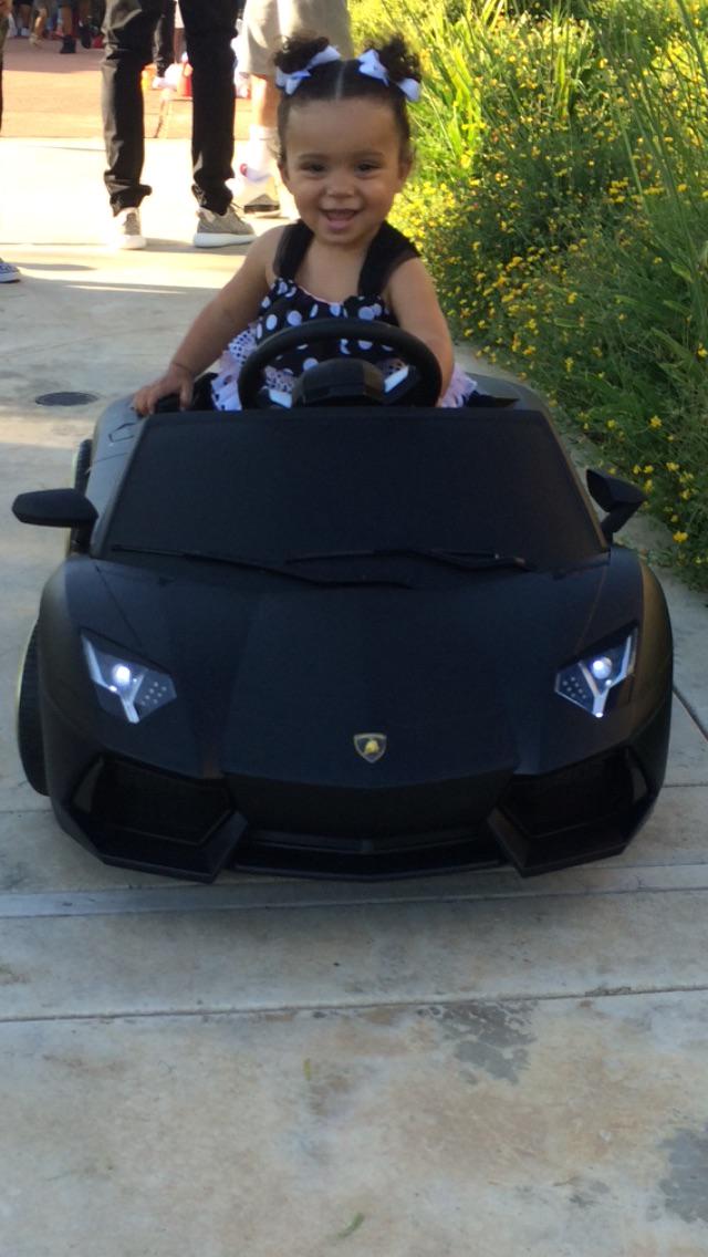 WHYTEBREAD1's tweet photo. Sophie taking Royaltys new ride for spin http://t.co/rR8bmjwvQw