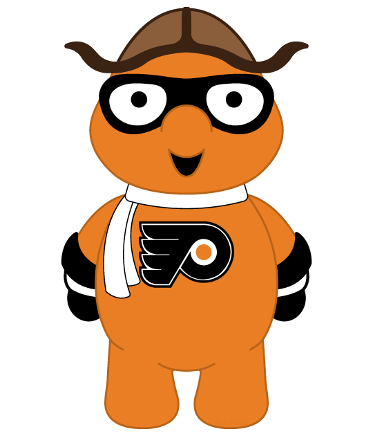 Kat on X: Here's the colored version of Slapshot, the #Flyers' mascot from  1976, for #CuteifyNHLMascots. Yes, this was a thing.   / X