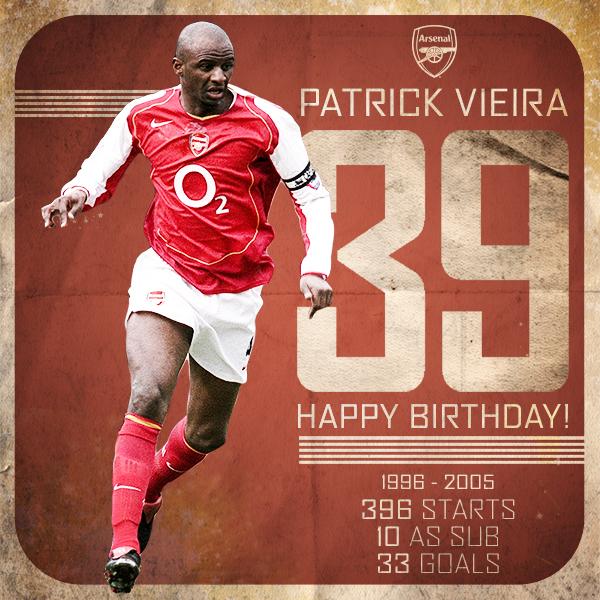 Morning all and happy birthday to legend Patrick Vieira! 