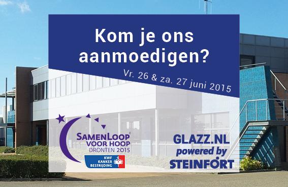 Team 'Glazz.nl powered by Steinfort' loopt mee:  ow.ly/OFbhX.   

#KWFKankerbestrijding #SamenloopvoorHoop