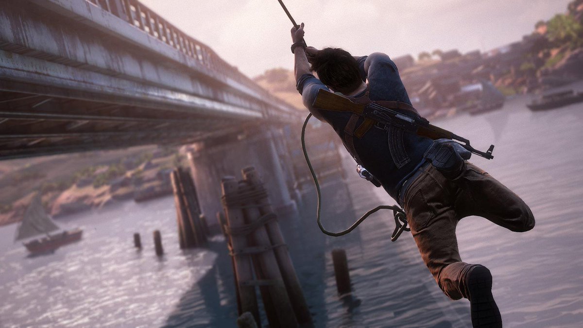 PlayStation's tweet image. Remember that stunning Uncharted 4 E3 demo? Read how it came together from @Naughty_Dog: bit.ly/1Jgb5pl