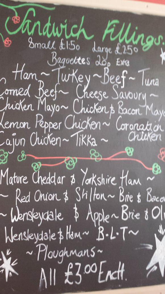 DeliFiley's tweet image. Just a selection of our sandwich fillings.. lots more inside!!😃😃