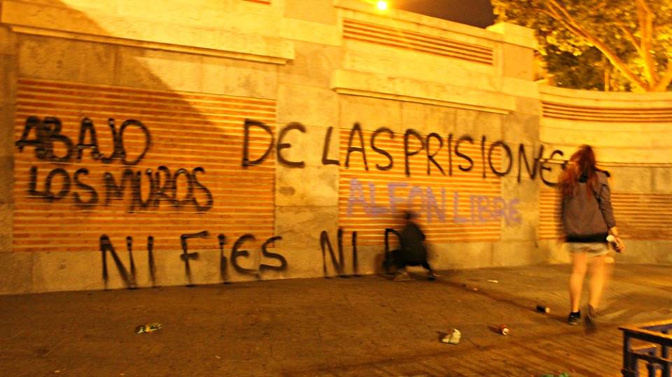 Brigada13N's tweet photo. #AmnistiaPresxsPolitcxs #AlfonLibertad #NiFIESNiDispersion http://t.co/rjZTF6m72u