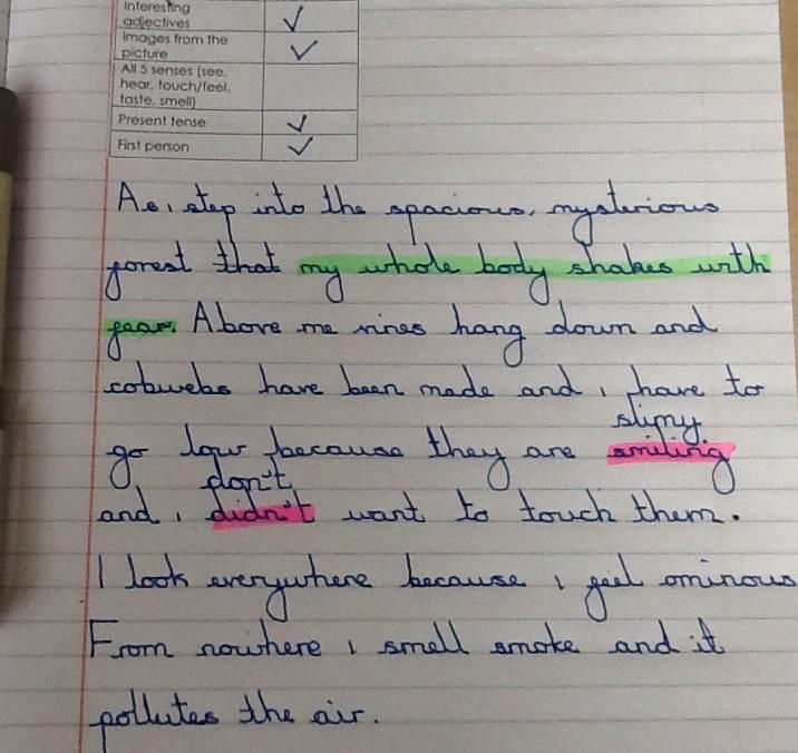 oakfoxfield's tweet photo. We have kicked off Art Week in style by writing beautiful setting descriptions of The Princess Bride @foxfield http://t.co/l9sDkBS9PY