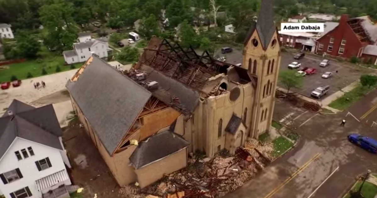 Drone footage shows tornado damage in Portland, Michigan BuzzFeed News Scoopnest