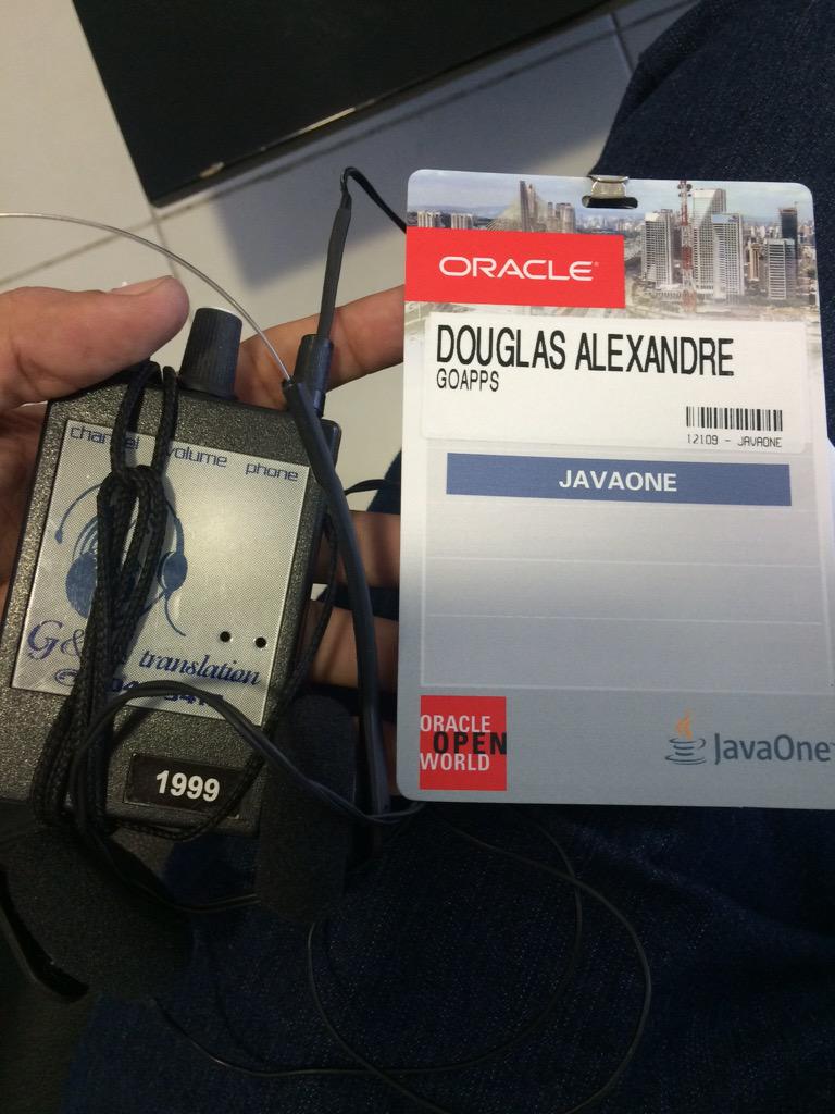 bluesprogrammer's tweet image. Preparado para @JavaOneBrasil ! 😎 #20yearsOfJava