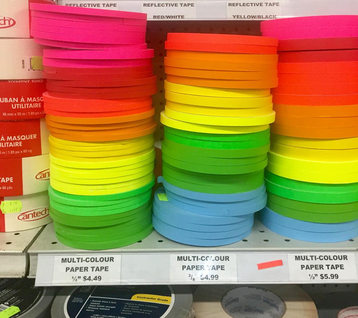 JuliannePMP's tweet photo. #Kanban #scrum board heaven!  Paper tape in every colour. #agile http://t.co/exH38hZhr7