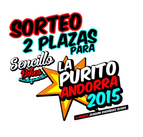 Sorteamos 2 plazas para "LaPurito"  Haz RT y mira las bases del concurso en goo.gl/oG5iYA  es #sencillobikes