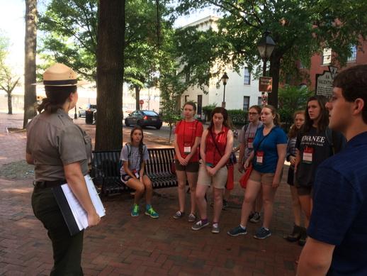 PeterVermilyea's tweet photo. @CWI_GC scholarship students with Ashley Luskey, a 2003 scholarship student! #cwi2015 http://t.co/17qJPGhRcf