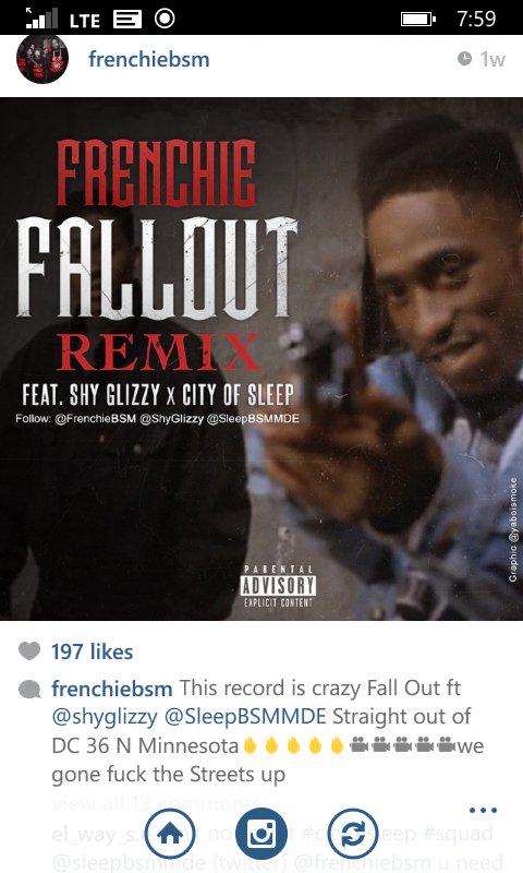 <a href="/DjGEMINIlive/">Dj Gemini</a>  Gm Holmes yall need to get hip to this banger from <a href="/SleepBSMMDE/">City of Sleep</a> <a href="/FrenchieBSM/">Frenchiebsm</a> <a href="/ShyGlizzy/">Jefe</a>