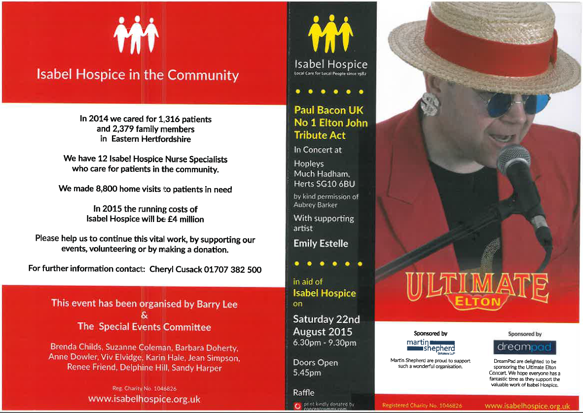 MartinShepLaw's tweet photo. @UltimateElton @IsabelHospice http://t.co/wRgCCxpY5p