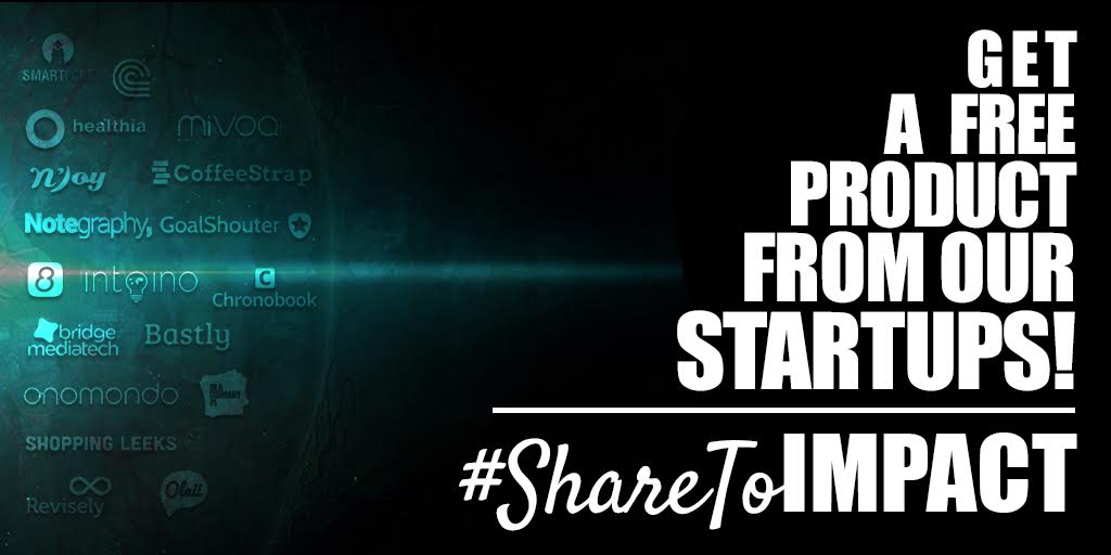 IMPACT_acc's tweet photo. Are you ready? We launch #ShareToIMPACT campaign. Get a free product from our startups now! -> http://t.co/uDI3qFhyJh http://t.co/xk4O40VanC
