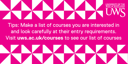 UWSapply's tweet photo. Here are some tips before you go to the Bedfordshire #UCASconventions! Follow us 4 more tips on applying to #Uni #UWS http://t.co/J2mVhdembh