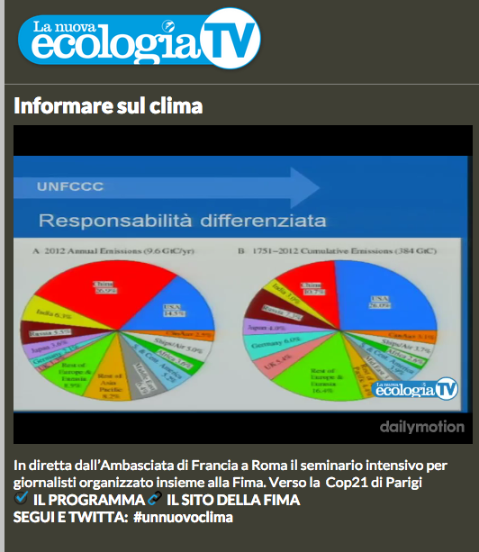 lanzigiuseppe's tweet photo. Seguendo su @Lanuovaecologia seminario @FIMAit all'#Ambasciata #Francia #Roma #COP21 http://t.co/Rm1XrLLZwS #clima15 http://t.co/kX5ytdeOLV