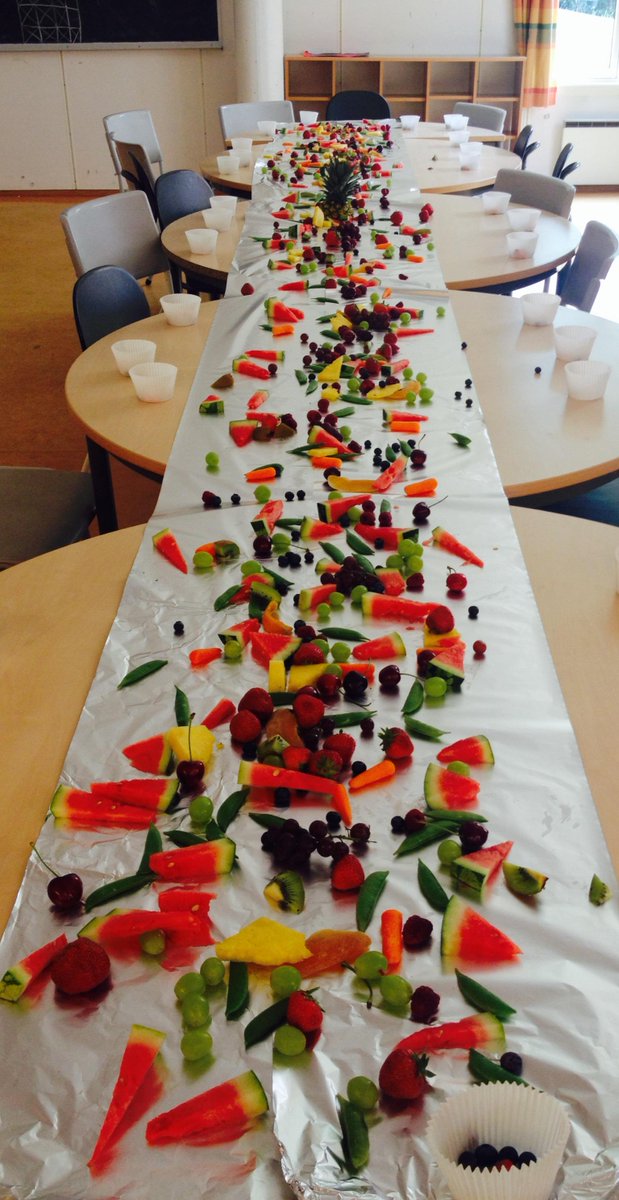 1. og 2. trinn hadde avslutning på matkurs med fruktfest. #fruktergodt #matoghelse <a href="/frukt_no/">Opplysningskontoret for frukt og grønt (frukt.no)</a> <a href="/5omdagen/">fem om dagen</a>