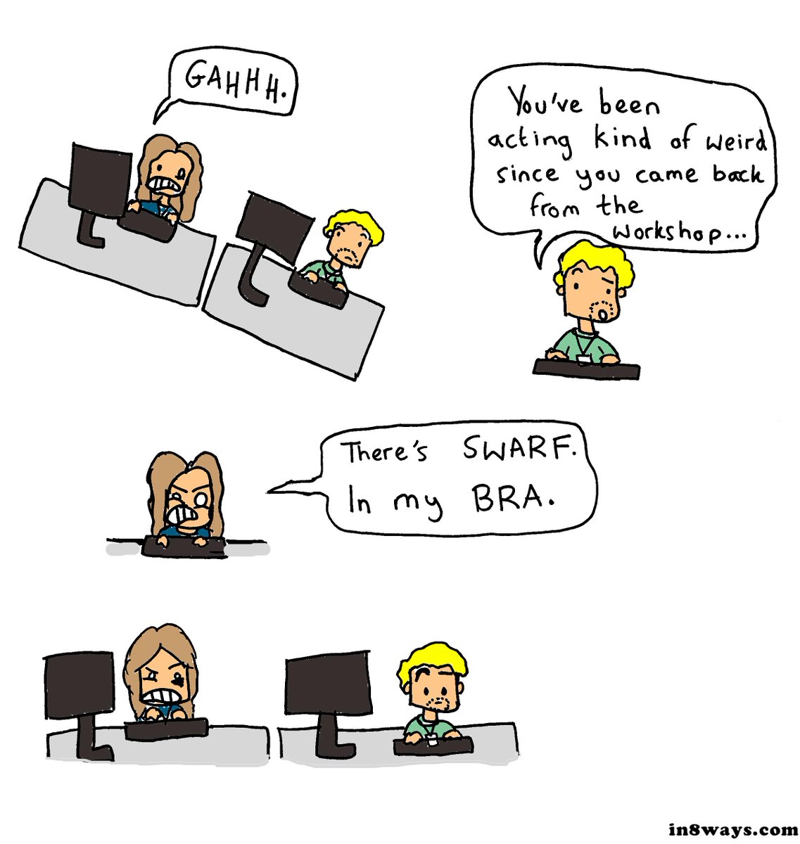 In8Ways's tweet photo. It's #NationalWomenInEngineeringDay! So here are some silly cartoons for the ladies... http://t.co/L2CHbSq5Mr