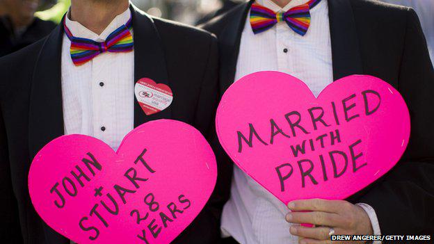 White ribbon for gay marriage