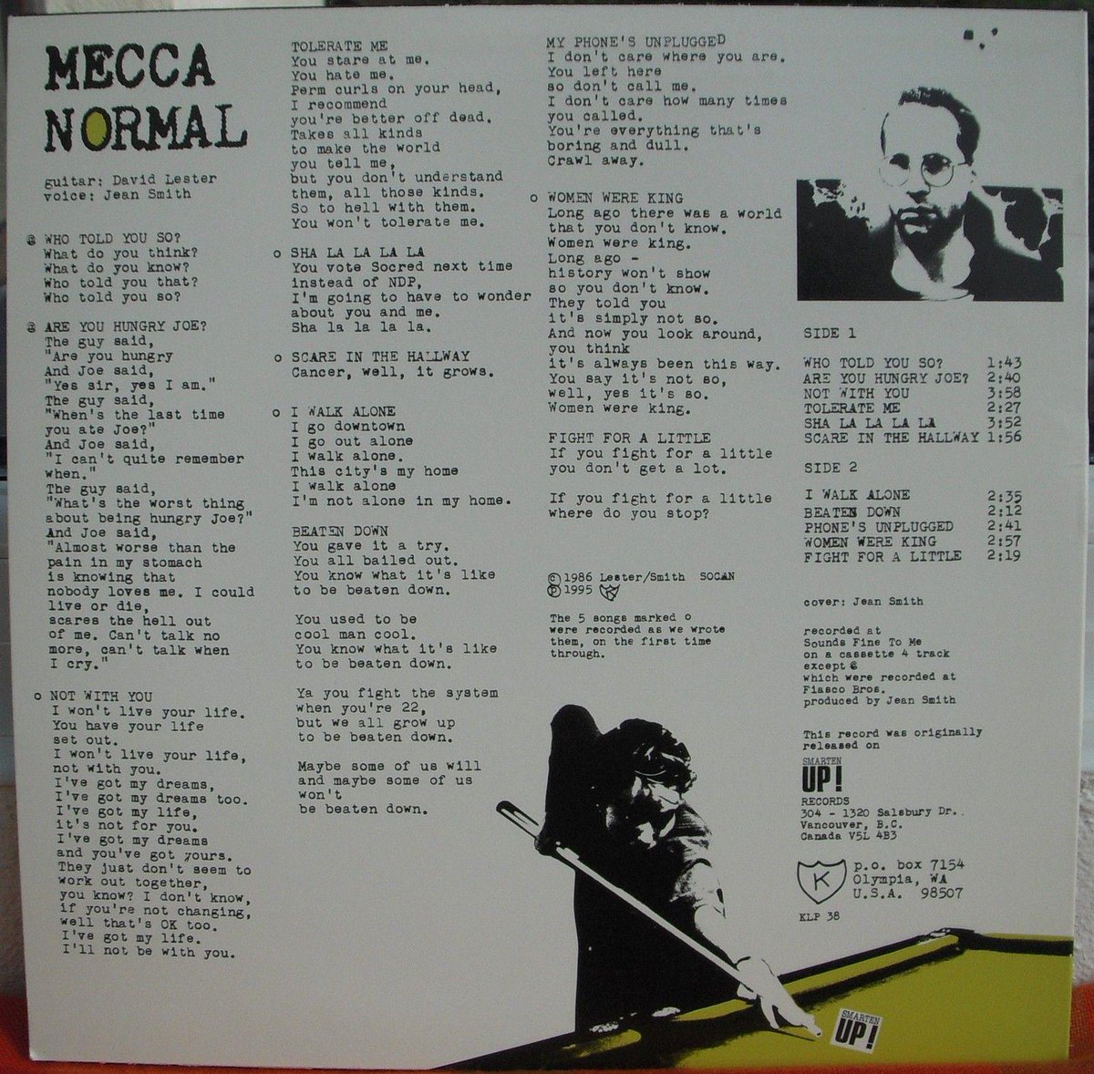 EverRotating's tweet photo. Mecca Normal - The First LP - KLP38 (P) 1995 - K Records - Vinyl
➡ https://t.co/SYwgUKl5Pv
#MeccaNormal
https://t.co/2lKvtyDfO8