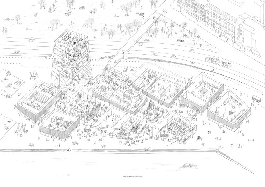 ArchDaily's tweet photo. Moreau Kusunoki's 'Art in the City' proposal wins the Guggenheim Helsinki competition. More: http://t.co/U2auLmmXFt http://t.co/MjngxIBFKr