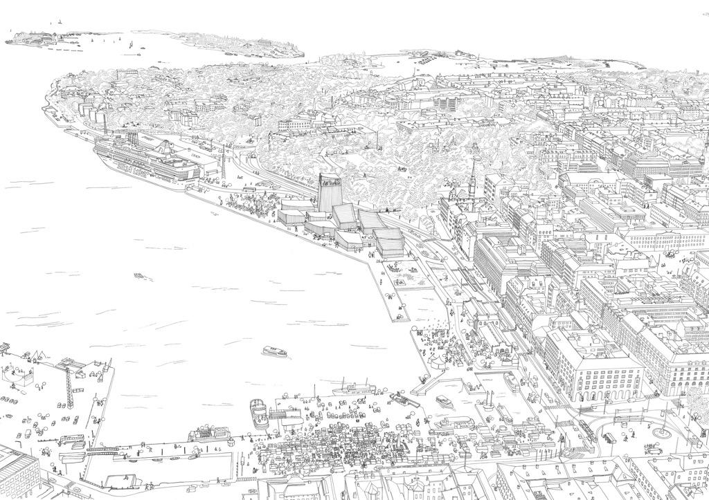ArchDaily's tweet photo. Moreau Kusunoki's 'Art in the City' proposal wins the Guggenheim Helsinki competition. More: http://t.co/U2auLmmXFt http://t.co/MjngxIBFKr