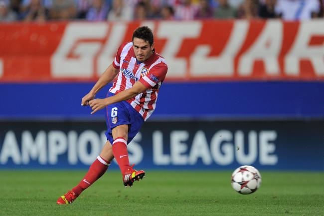 Koke playing for Madrid