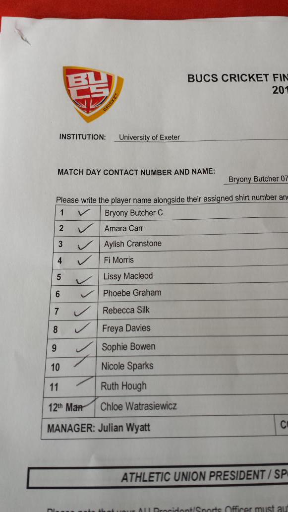 BUCSsport's tweet photo. @EULCC team #bucscricket http://t.co/qNPZvCGXSm