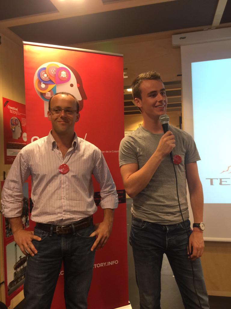 franckytrichet's tweet photo. Les 7 lauréats #creativefactory : @SensorWake @Myteeshirtlette #mobidys #opdesign @mys_it @Baludik #termitesFactory http://t.co/6aUzBEueV8