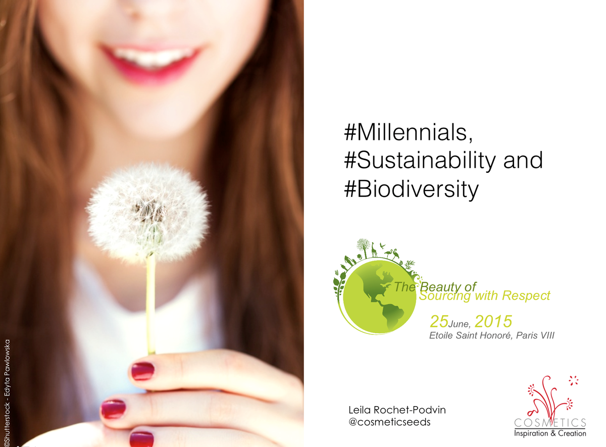 cosmeticseeds's tweet photo. Getting ready for June 25 @EthicalBioTrade #Millennials #Sustainability #Biodiversity with @darkplanneur @IpsosFrance http://t.co/pbnKyKfQPf