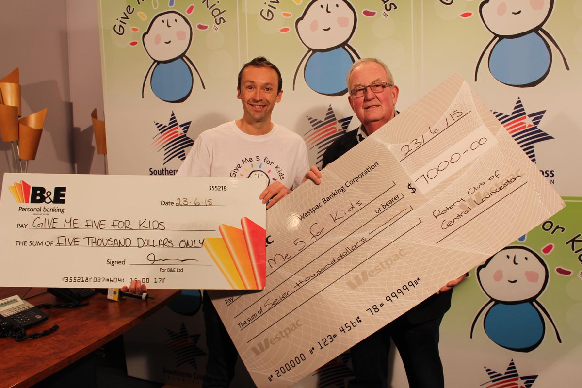 GM5FK's tweet photo. More donations from those in our local community! $7k from The Rotary Club of Central Launceston &amp; $5k from B&amp; E http://t.co/cJC5kTkjho