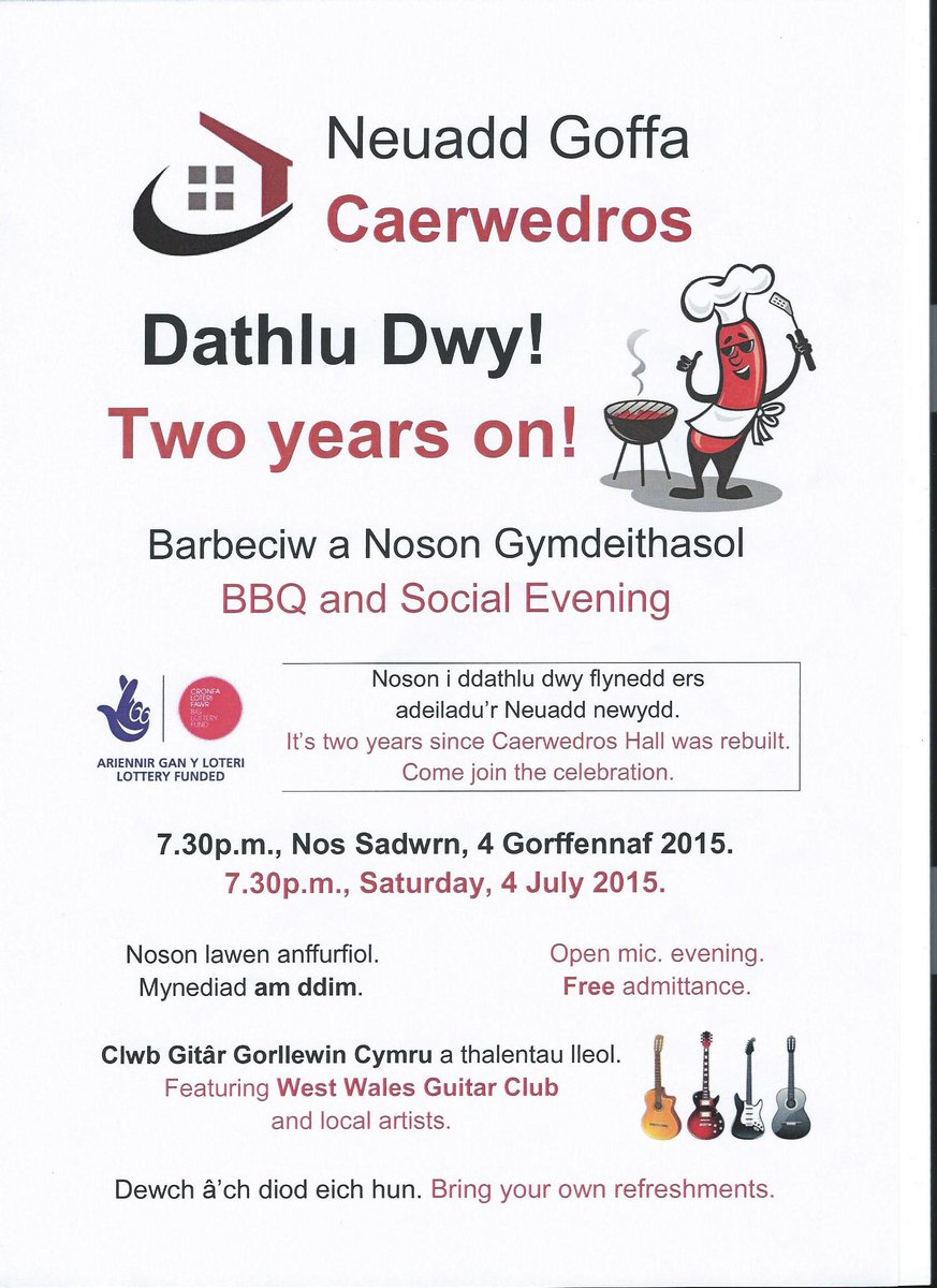 Neuadd Caerwedros (@ngcaerwedros) on Twitter photo 