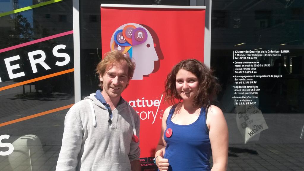 Baludik's tweet photo. Baludik est lauréat de la #creativfactory !!!  On est contents ! Bravo aux 6 autres lauréats. http://t.co/0bKgLG9WgY