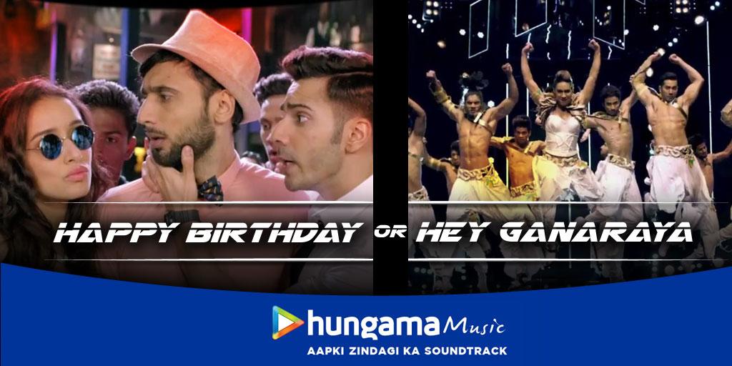 HungamaOTT's tweet photo. From the movie @ABCD2_Movie which songs among these do you like more? RT &amp; tweet with #Hungama #DivyaKumar @DSoldierz http://t.co/Reg3fDJfKo