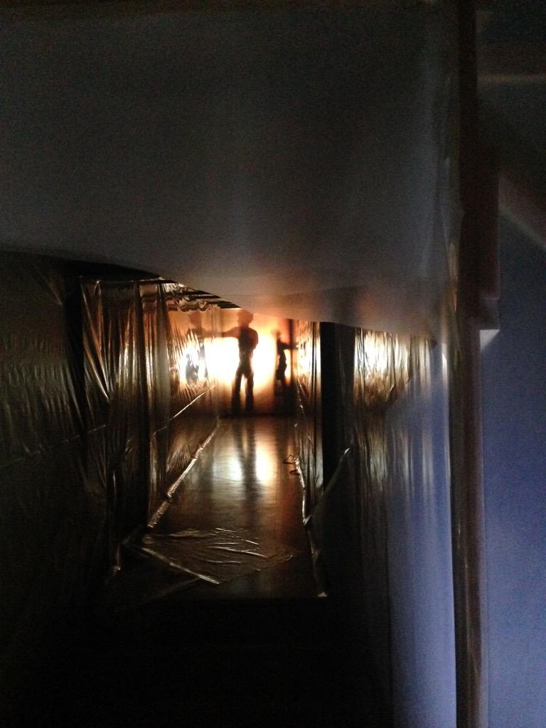 arjamiller's tweet photo. Under construction. A great site specific work by #KristerGråhn and #JarnoVesala @AVANmuseo #TurkuBiennial http://t.co/RkrIB7ZGhm