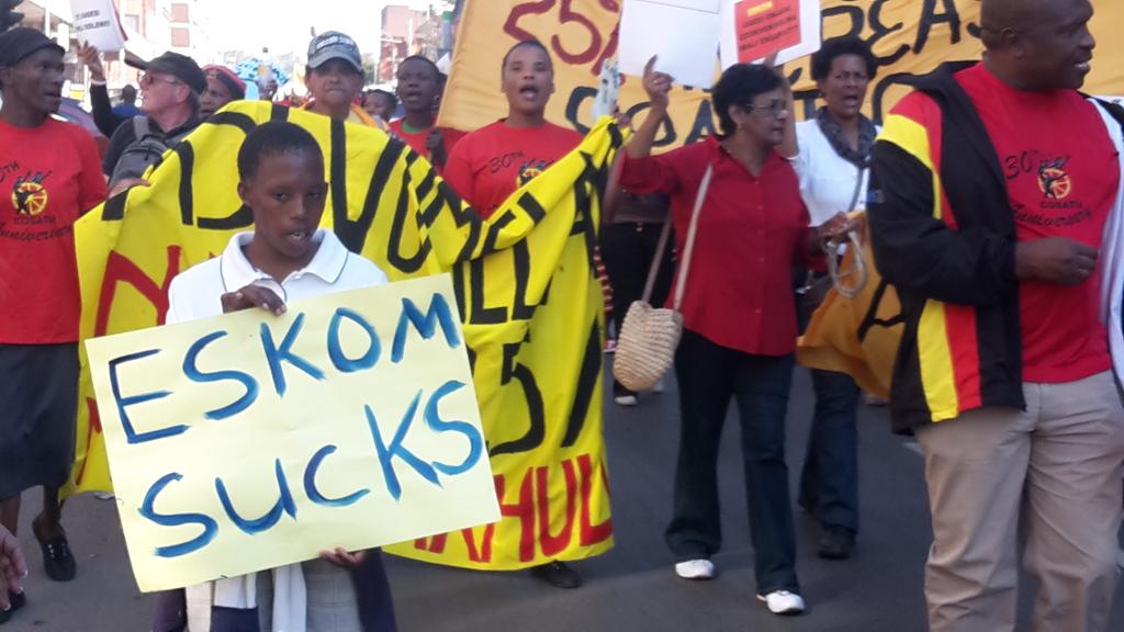 nicci_john's tweet photo. Nosipho Dlamini. #NoToEskomHike @MaritzburgFever @WitnessKZN http://t.co/uHjNRl9gGR